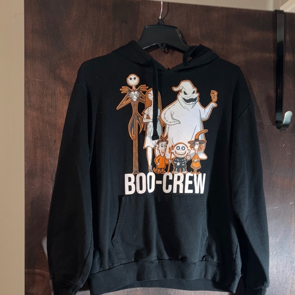 Disney Nightmare Before Christmas Boo Crew Hoodie Size 15-17 ( XL)